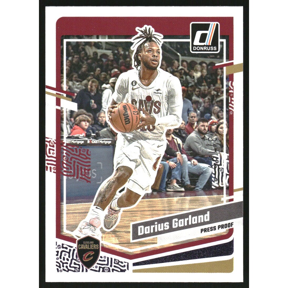 2023-24 Donruss Press Proof Purple #39 Darius Garland