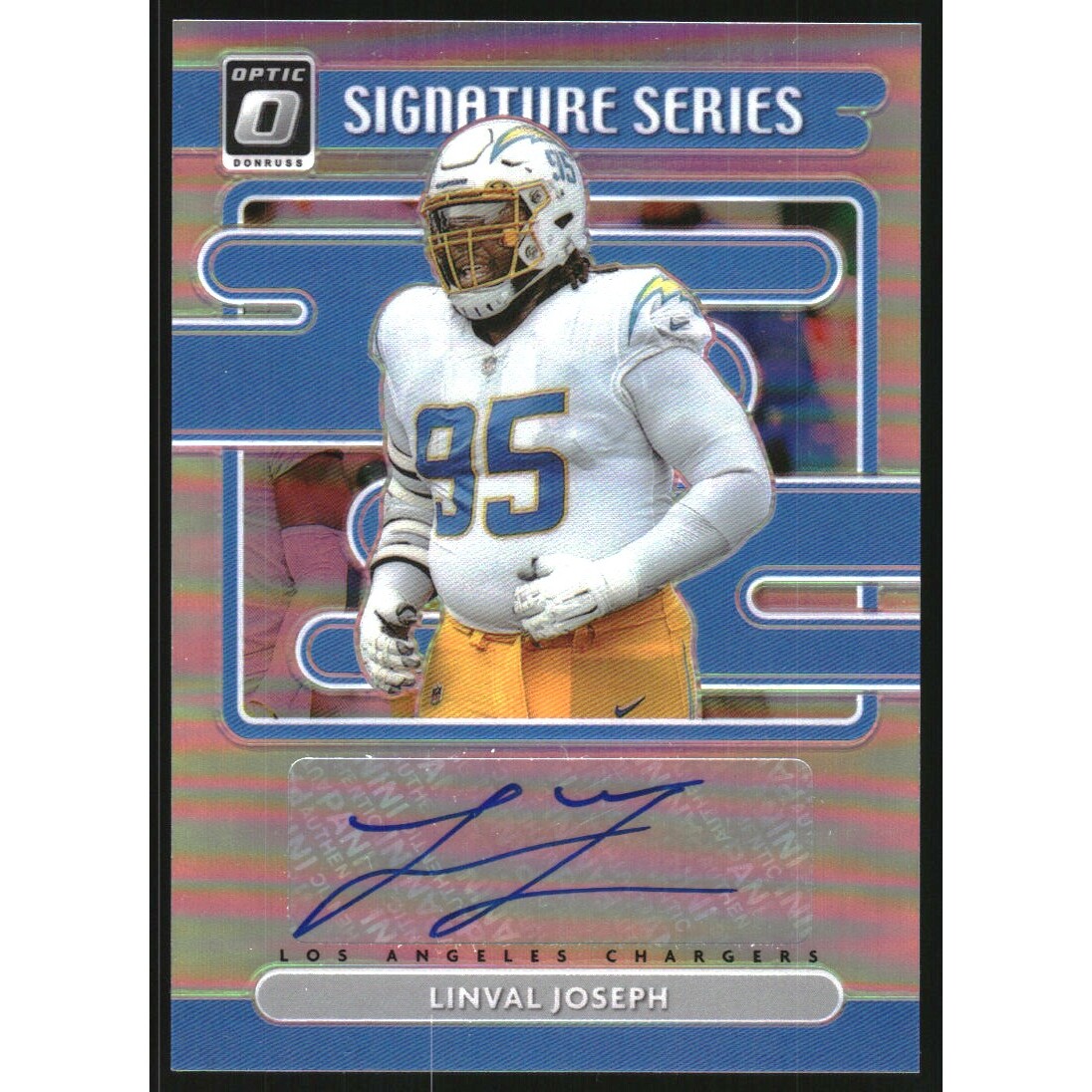 2021 Donruss Optic Signature Series Holo #46 Linval Joseph