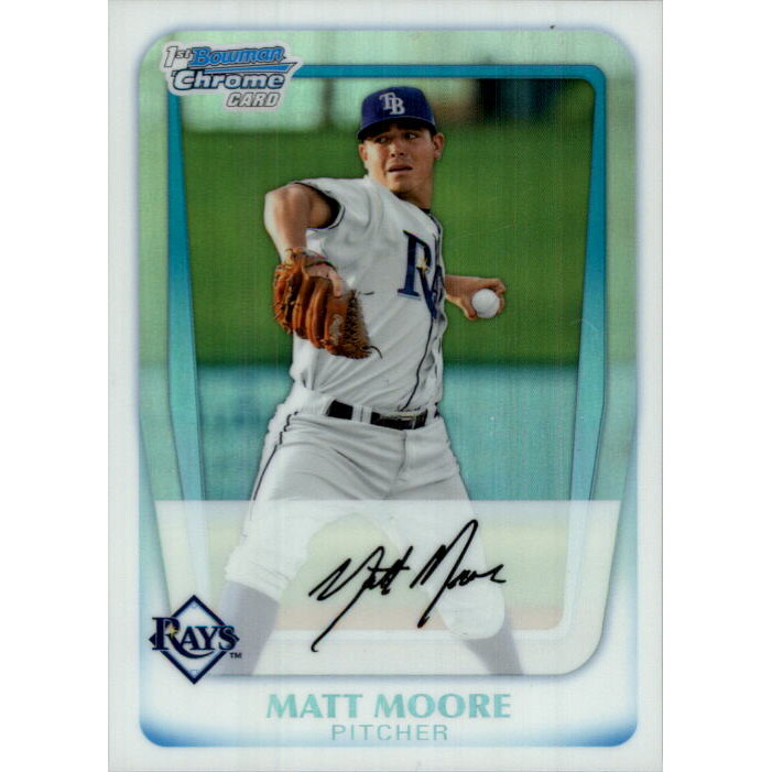 2011 Bowman Chrome Prospects Refractors #BCP220 Matt Moore