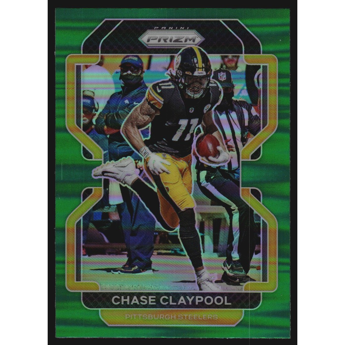 2021 Panini Prizm Prizms Green #251 Chase Claypool