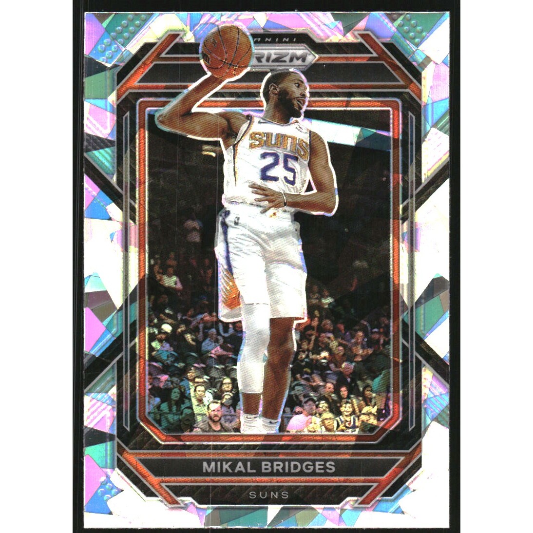 2022-23 Panini Prizm Prizms Ice #120 Mikal Bridges