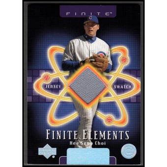 2003 Upper Deck Finite Elements Game Jersey #HC Hee Seop Choi