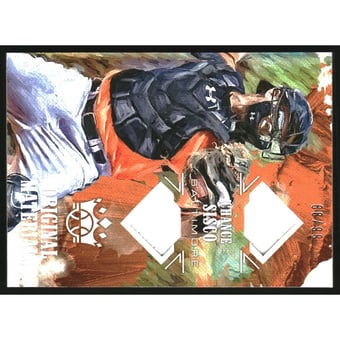 2018 Diamond Kings DK Originals Materials Holo Silver #27 Chance Sisco/99