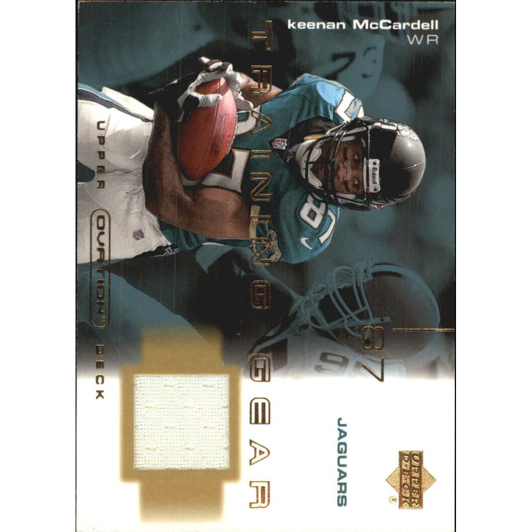 2001 Upper Deck Ovation Training Gear #TKM Keenan McCardell