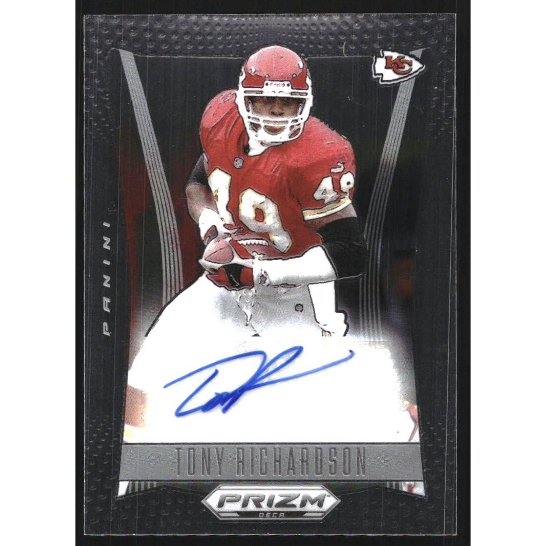 2024 Panini Prizm Deca Signatures #57 Tony Richardson. rookie card picture