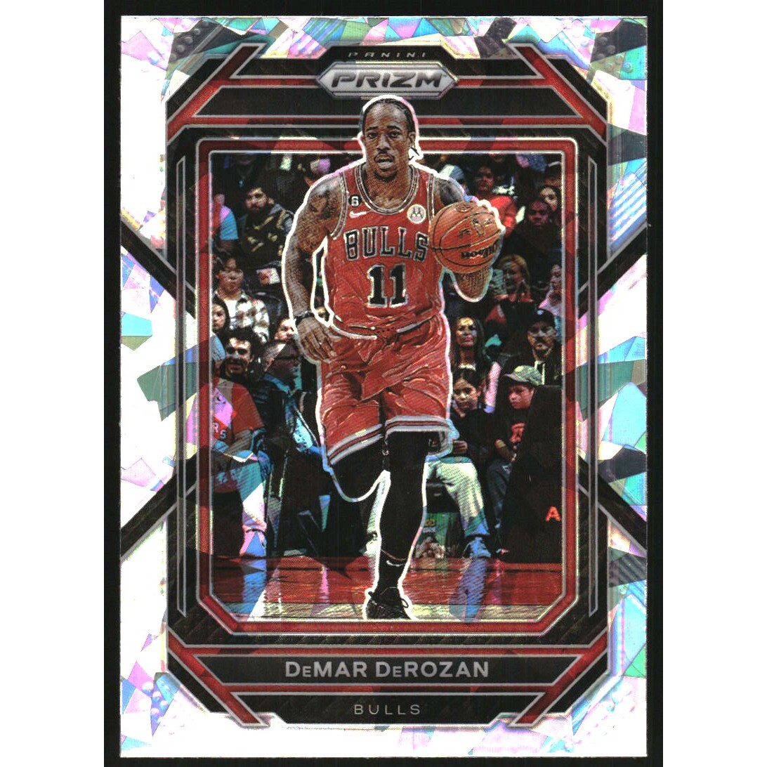 2022-23 Panini Prizm Prizms Ice #72 DeMar DeRozan