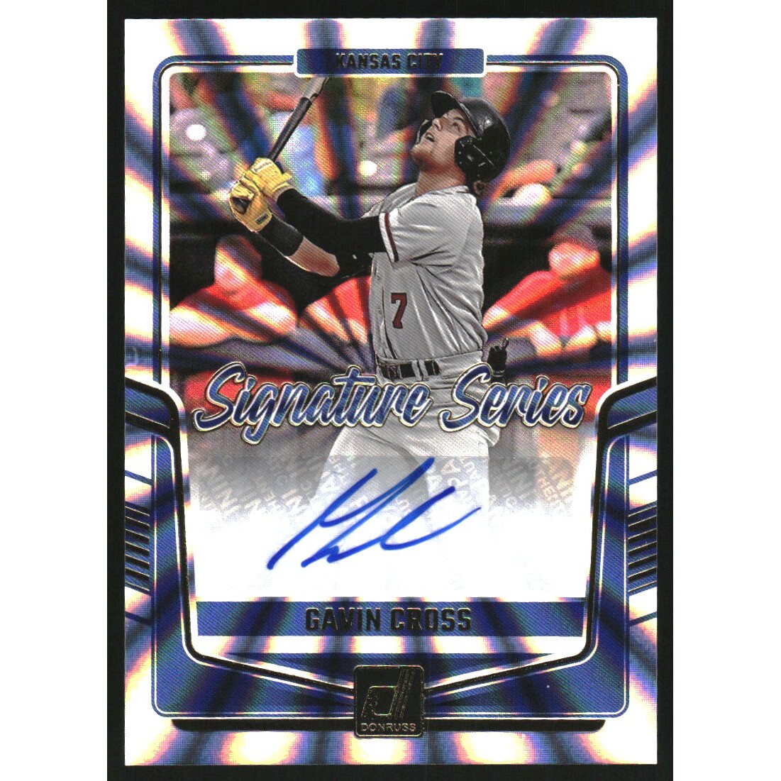2024 Donruss Signature Series Laser #67 Gavin Cross