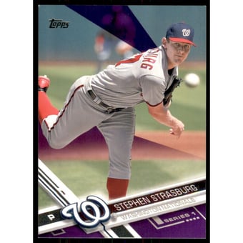 2017 Topps Toys R Us Purple Border #38 Stephen Strasburg