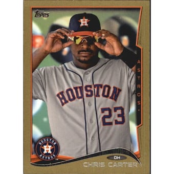 2014 Topps Mini Gold #589 Chris Carter