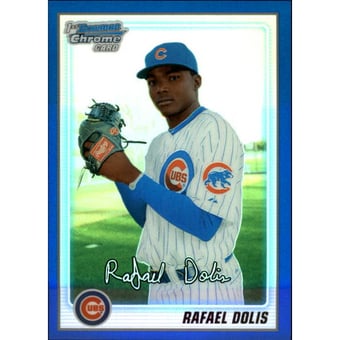 2010 Bowman Chrome Prospects Blue Refractors #BCP133 Rafael Dolis