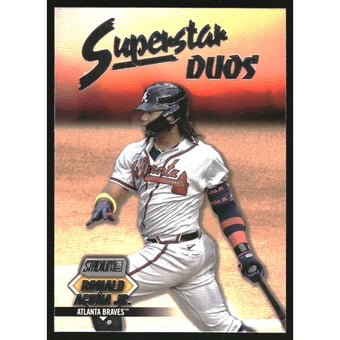 2021 Stadium Club Superstar Duos #SD4 Freddie Freeman/Ronald Acuna Jr.
