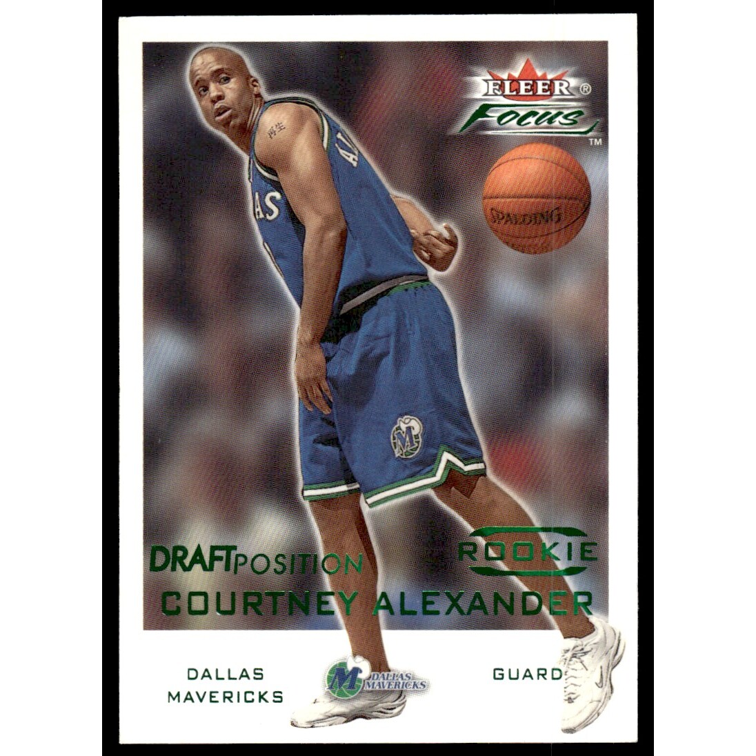 2000-01 Fleer Focus Draft Position #205 Courtney Alexander/100