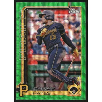 2025 Topps Chrome Green Wave Refractors #196 Ke'Bryan Hayes