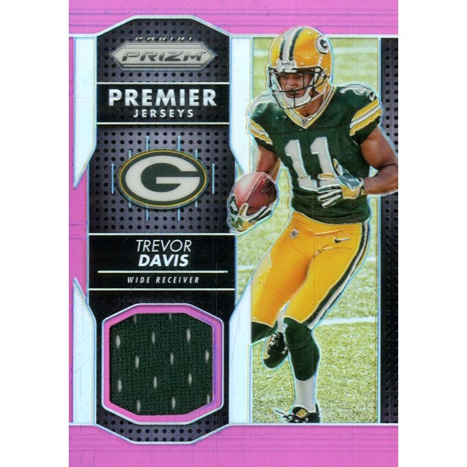 2016 Panini Prizm Prizm Premier Jerseys Pink #37 Trevor Davis
