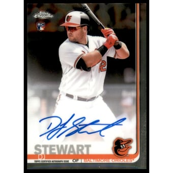 2019 Topps Chrome Rookie Autographs #RADS DJ Stewart