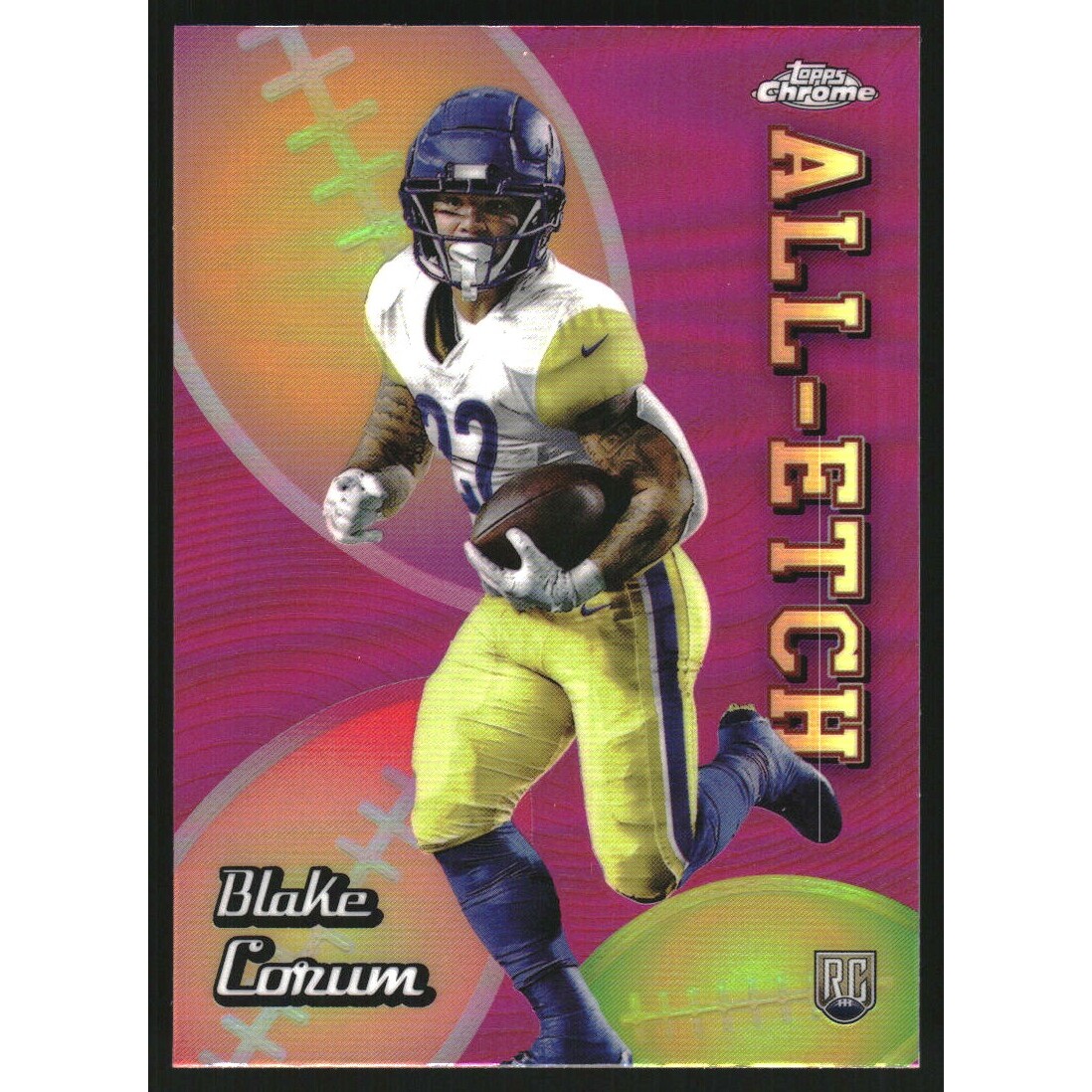 2024 Topps Chrome All Etch Pink Refractors #CAEBC Blake Corum