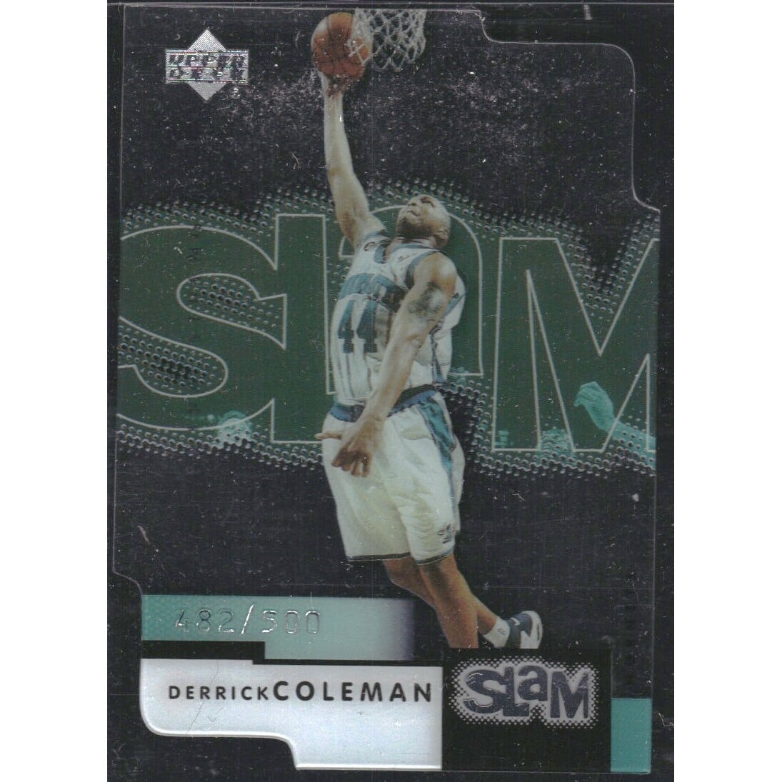 2000-01 Upper Deck Slam Extra Strength Silver #7 Derrick Coleman. rookie card picture
