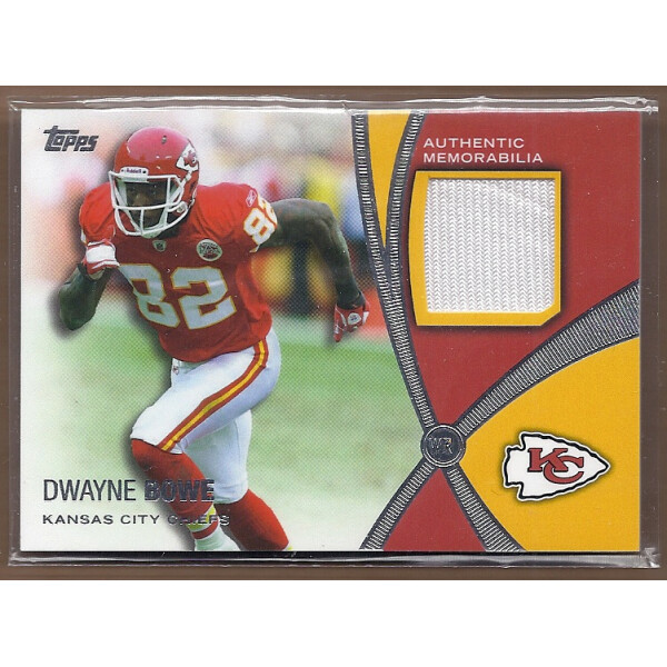 2012 Topps Prolific Playmakers Relics #PPRDB Dwayne Bowe