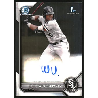 2022 Bowman Chrome Prospect Autographs #CPAWV Wilfred Veras