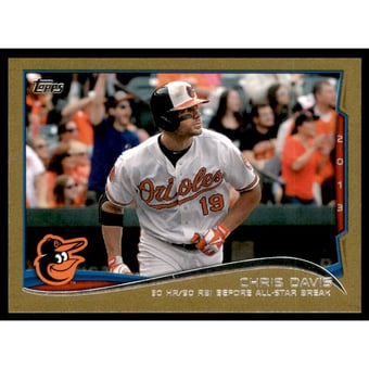 2014 Topps Mini Gold #47 Chris Davis HL