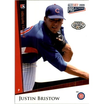 2009 TRISTAR PROjections Orange #117 Justin Bristow
