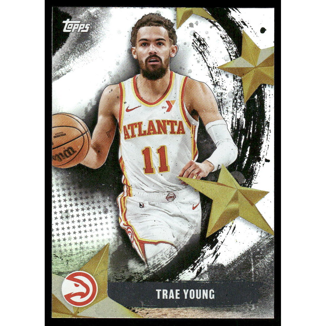 2025-26 Topps Stars of the NBA Rainbow Foilboard #SA25 Trae Young 2025-26 Topps Stars of the NBA Rainbow Foilboard #SA25 Trae Young