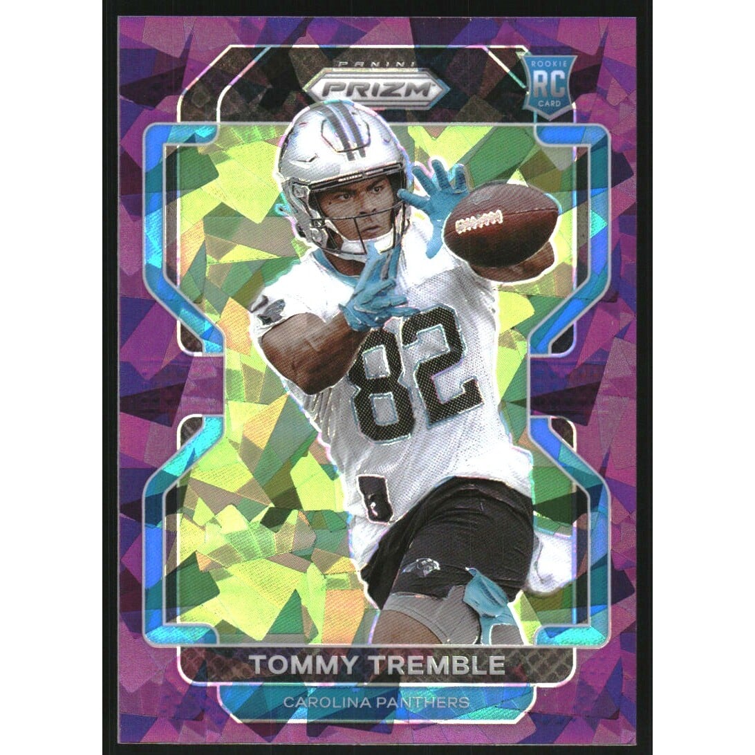2021 Panini Prizm Prizms Purple Ice #415 Tommy Tremble. rookie card picture