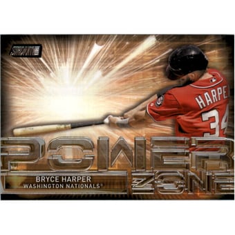 2017 Stadium Club Power Zone #PZBH Bryce Harper