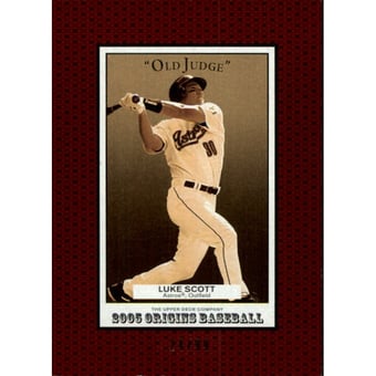 2005 Origins Old Judge Red #249 Luke Scott YS