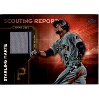 2016 Topps Scouting Report Relics #SRRSMA Starling Marte