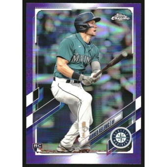2021 Topps Chrome Update Purple Refractors #USC20 Jarred Kelenic