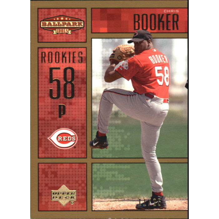 2002 Upper Deck Ballpark Idols Gold #238 Chris Booker ROO. rookie card picture
