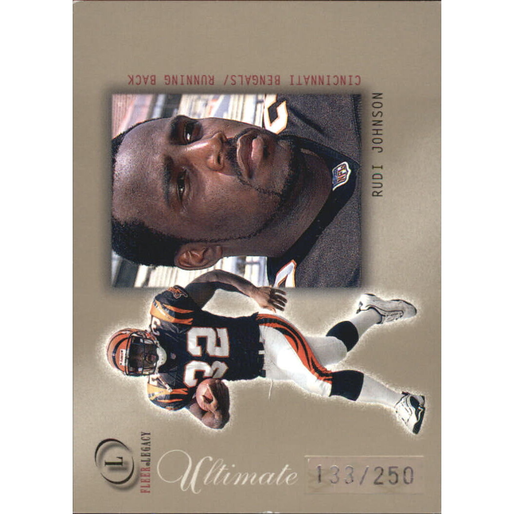 2001 Fleer Legacy Ultimate Legacy #111 Rudi Johnson