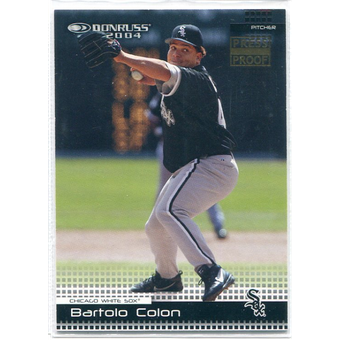 2004 Donruss Press Proofs Gold #98 Bartolo Colon