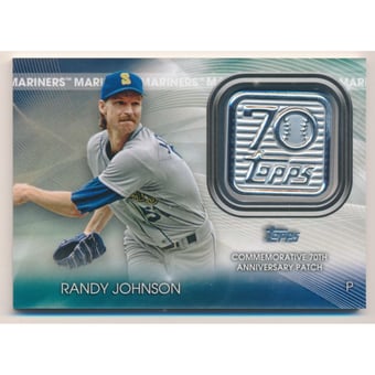2021 Topps 70th Anniversary Commemorative Logo Patches #T70PRJ Randy Johnson S2