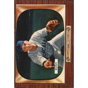 1955 Bowman #182 Bob Rush
