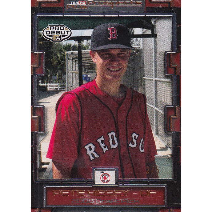 2008 TRISTAR Prospects Plus Orange #41 Pete Hissey