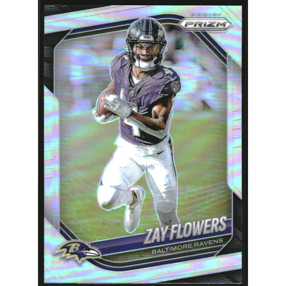 2025 Panini Prizm Prizms Silver #106 Zay Flowers