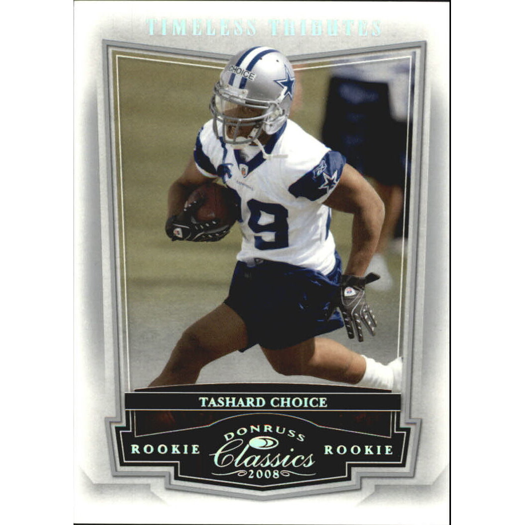 2008 Donruss Classics Timeless Tributes Silver #178 Tashard Choice