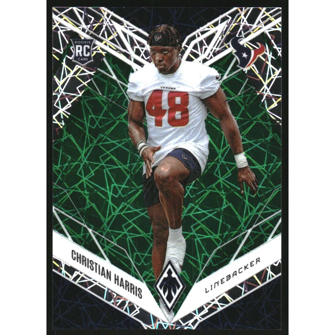 2022 Panini Phoenix Green Lazer #184 Christian Harris