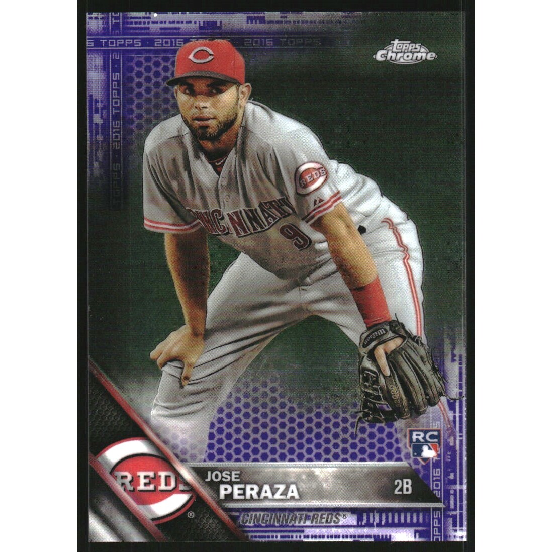 2016 Topps Chrome Purple Refractors #177 Jose Peraza