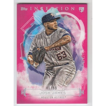 2019 Topps Inception Magenta #91 Josh James