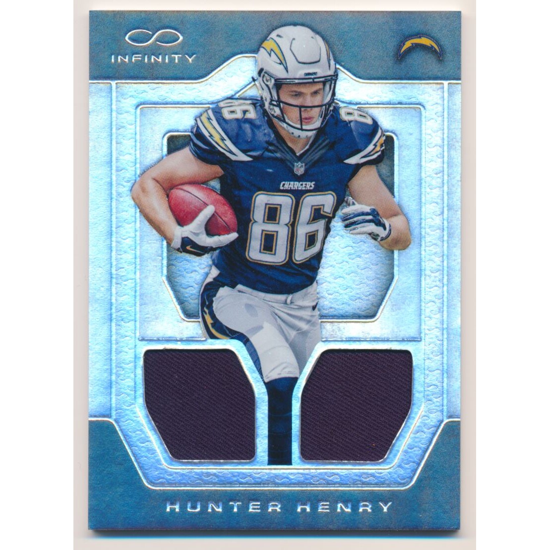 2016 Panini Infinity Rookie Jerseys Dual #17 Hunter Henry