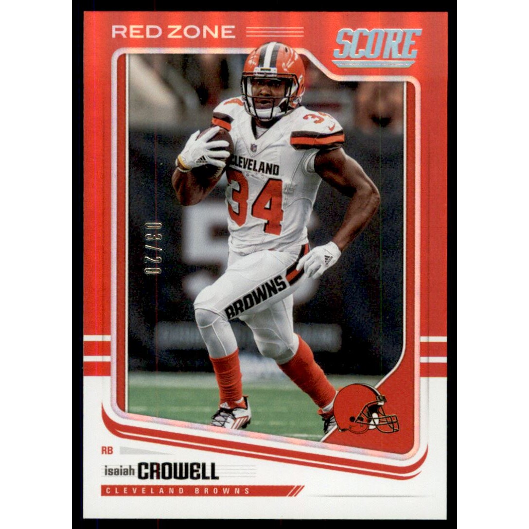 2018 Score Red Zone #76 Isaiah Crowell