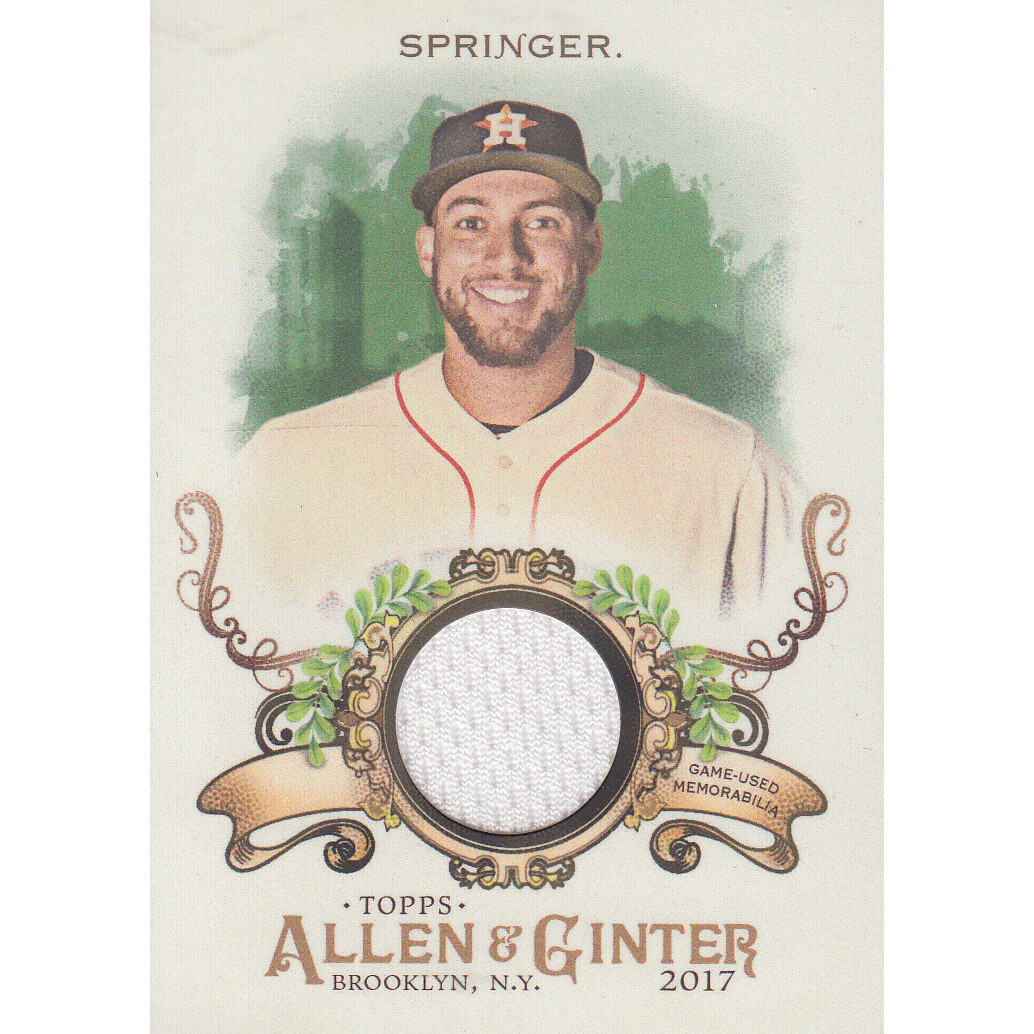2017 Topps Allen and Ginter Relics #FSRBGSP George Springer B