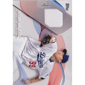 2017 Topps Major League Materials #MLMHJR Hyun-Jin Ryu