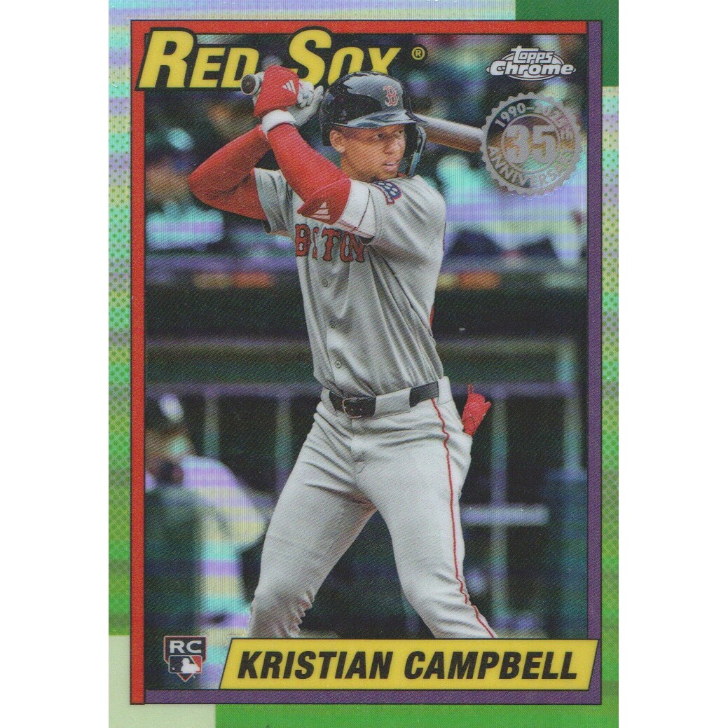 2025 Topps Chrome Update '90 Topps #90CU19 Kristian Campbell