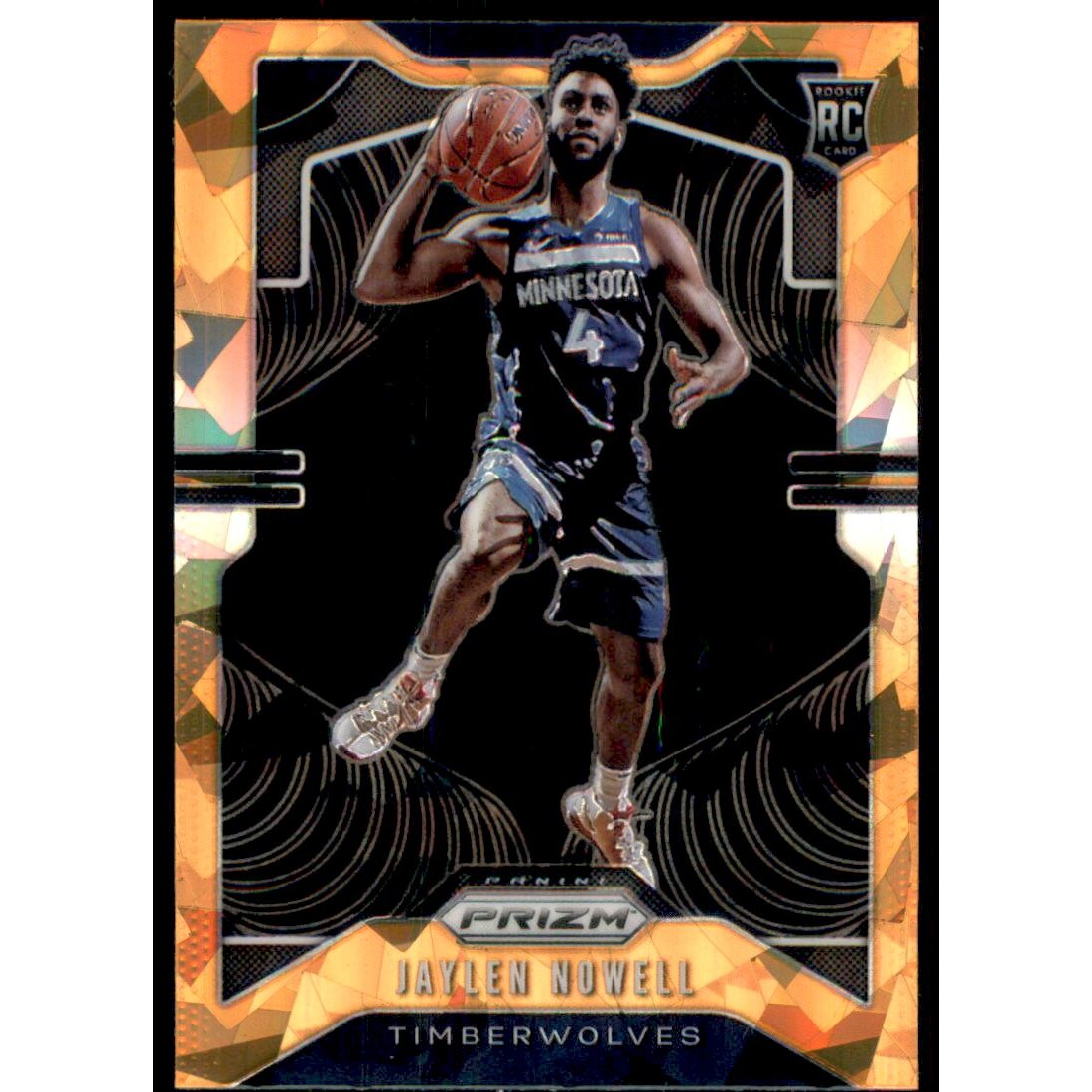 2019-20 Panini Prizm Prizms Orange Ice #281 Jaylen Nowell 2019-20 Panini Prizm Prizms Orange Ice #281 Jaylen Nowell