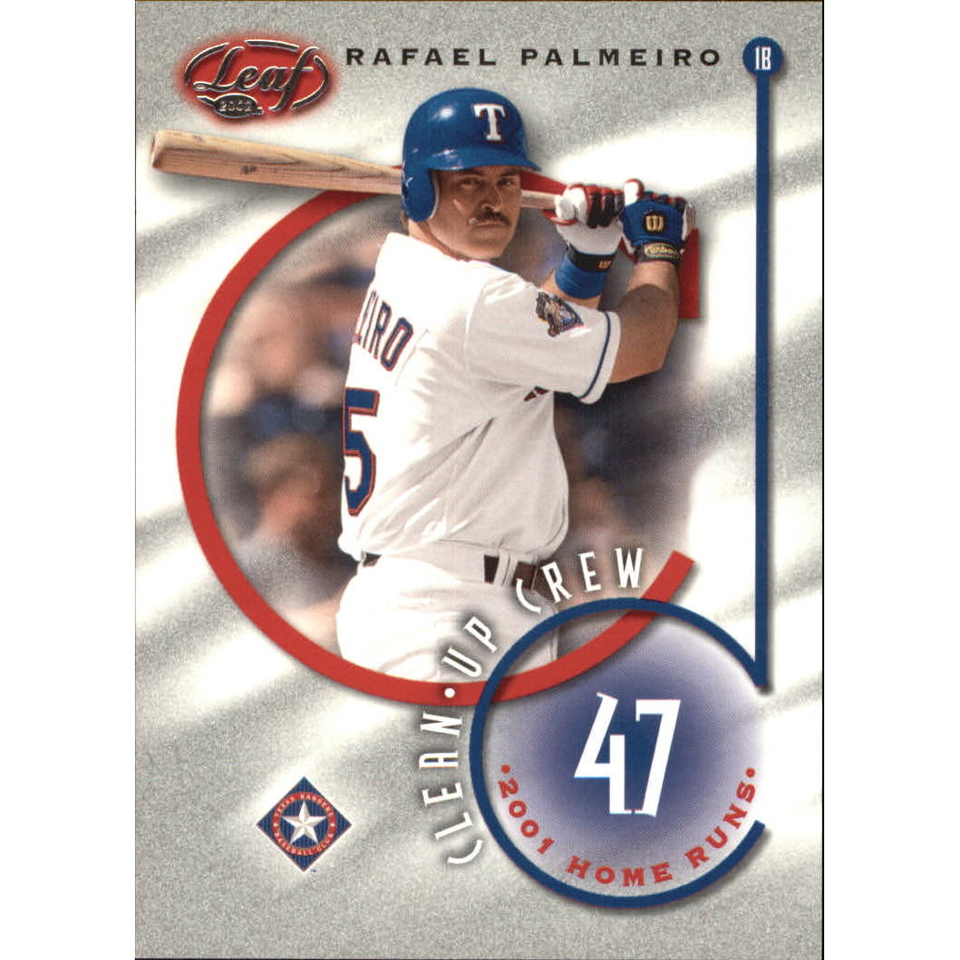 2002 Leaf Clean Up Crew #9 Rafael Palmeiro