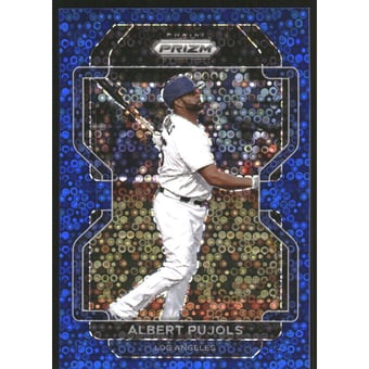 2022 Panini Prizm Prizms Blue Donut Circles #137 Albert Pujols T2